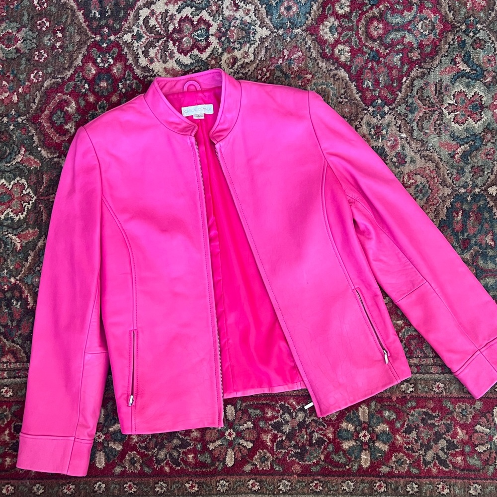 Butter leather jacket